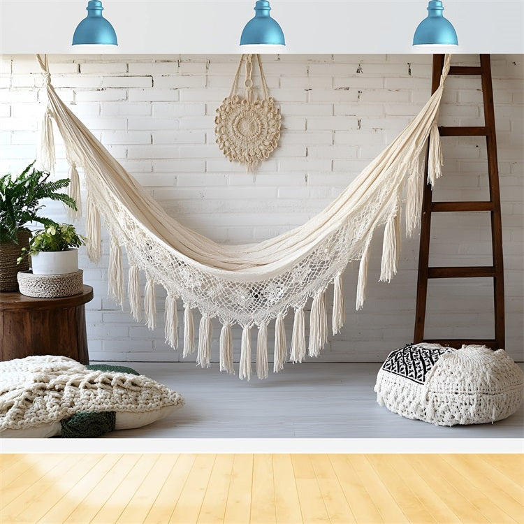 Boho Backdrops Cozy Hanging Hammock Backdrop CSH4-151
