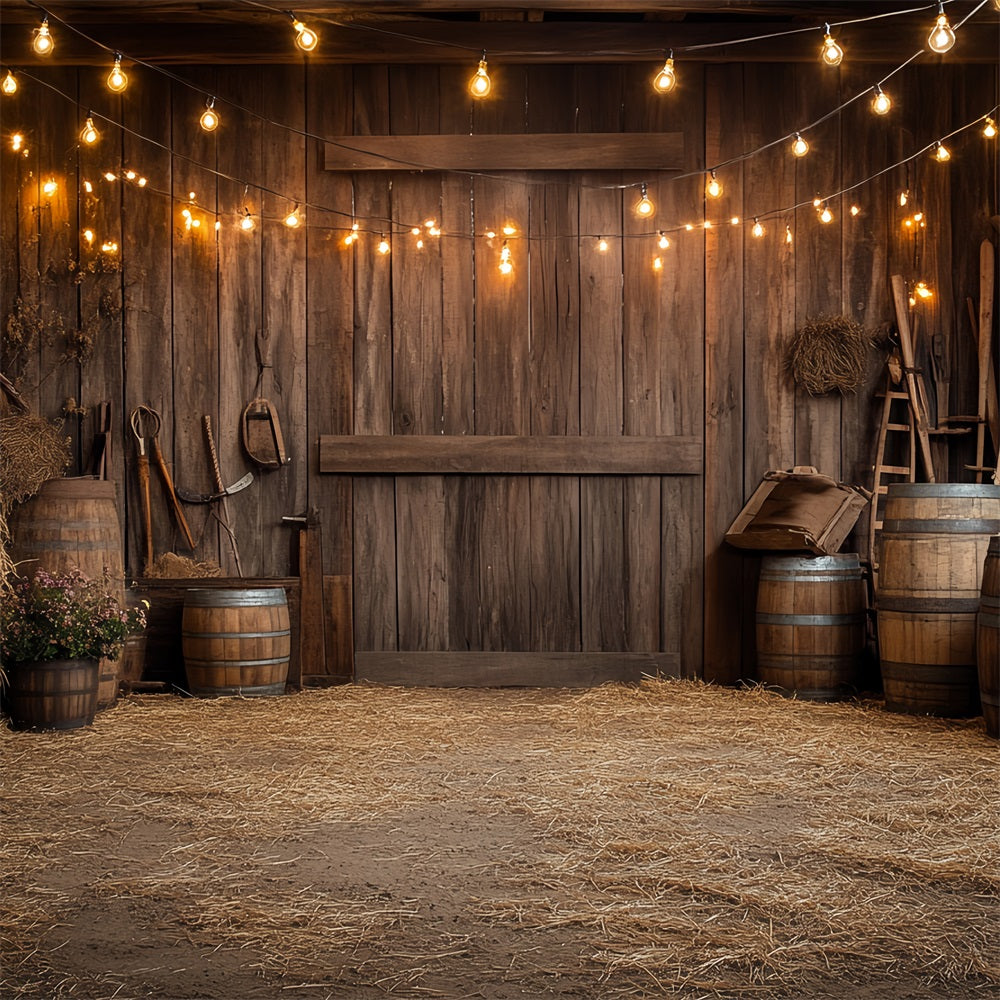 Barn Wood Backdrop Wood Wall Hanging Tools Backdrop CSH4-213