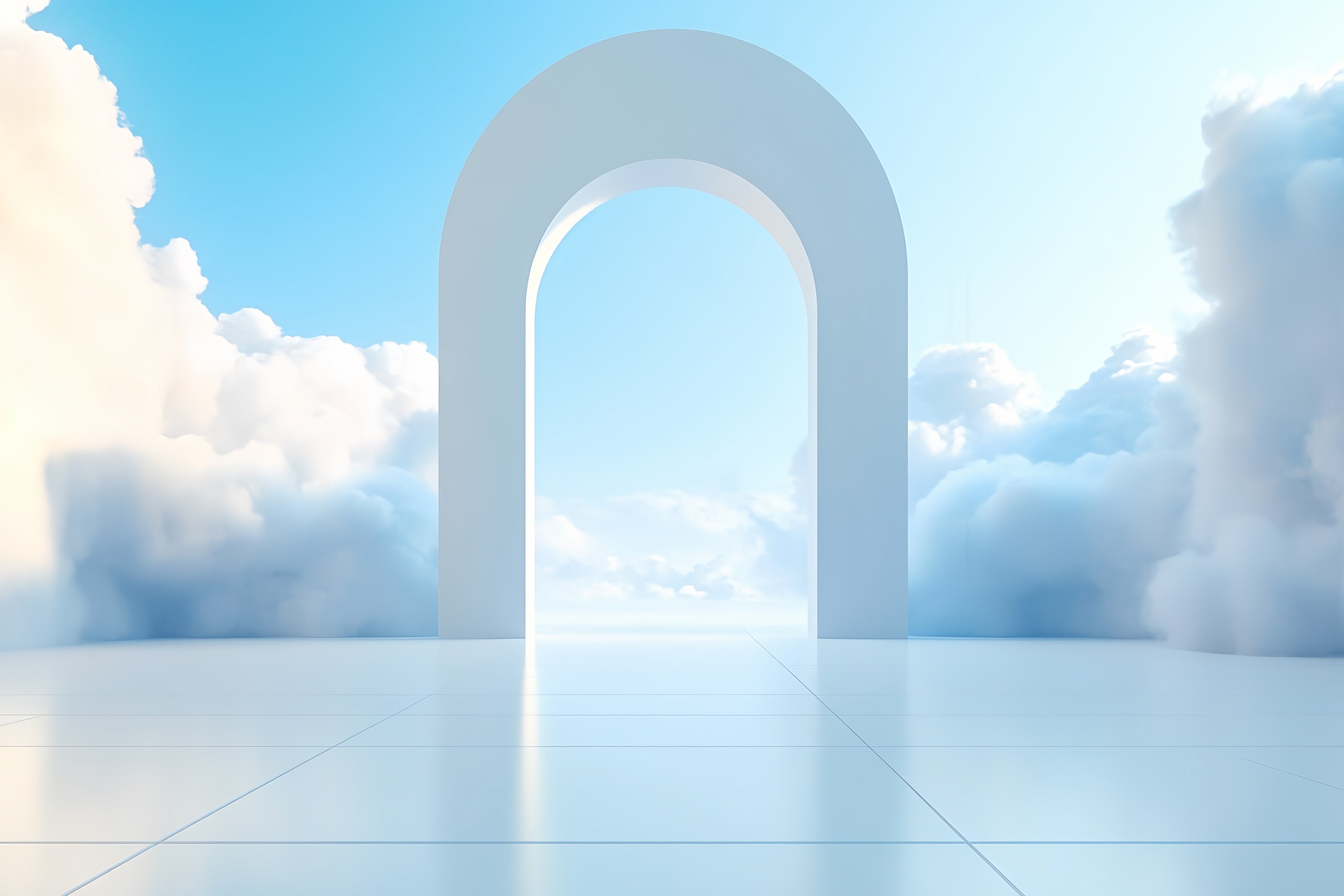 Blue Sky Backdrops Fantasy Sky Arch Cloud Backdrop CSH4-256