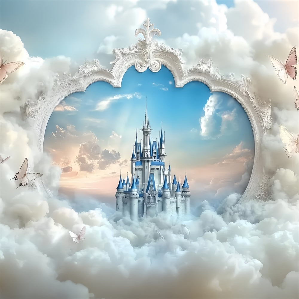 Castle Backdrops Heavenly Seen Heart Gate Backdrop CSH4-336