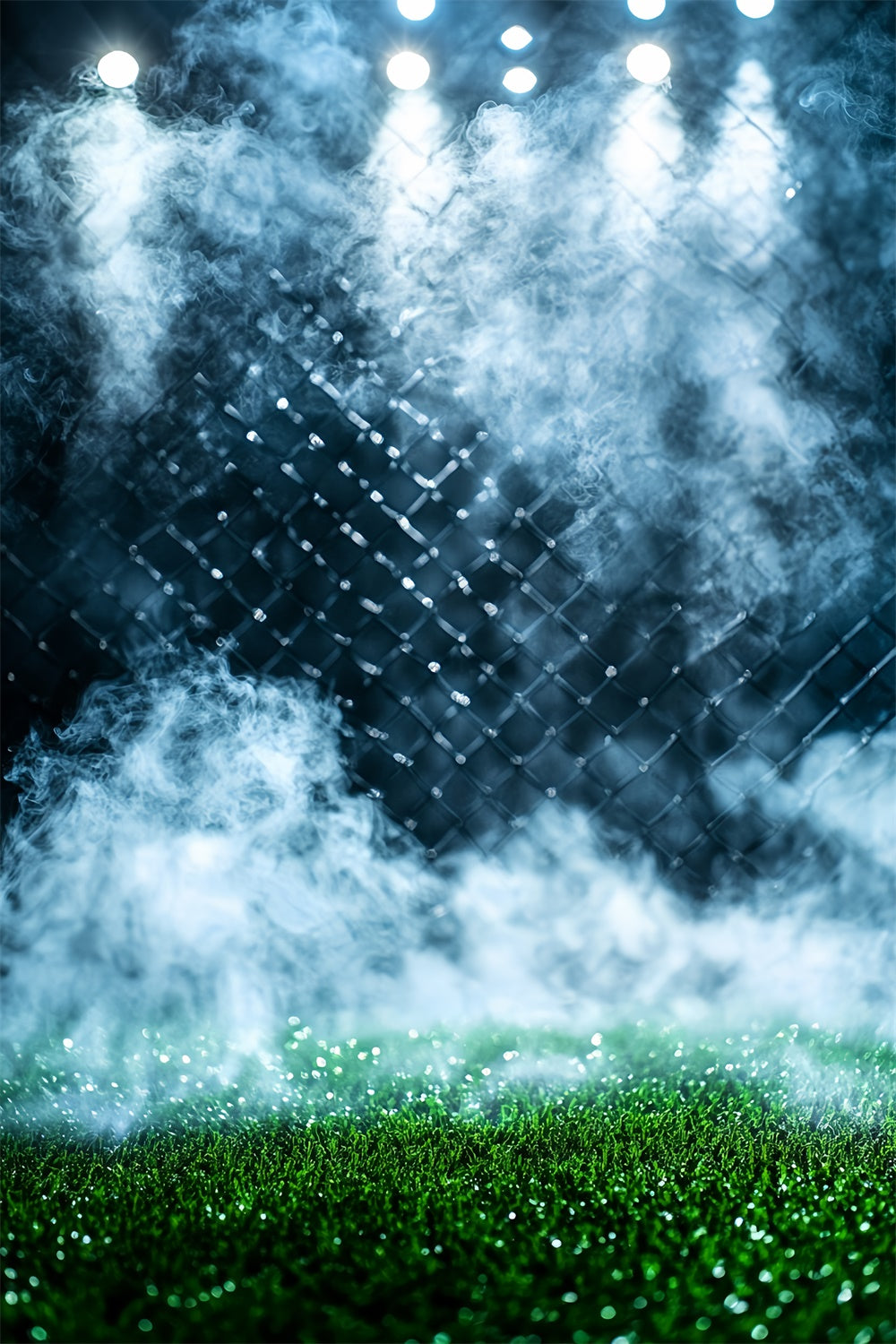Sports Backdrop Ideas Smoky Sports Field Fence Backdrop CSH4-377