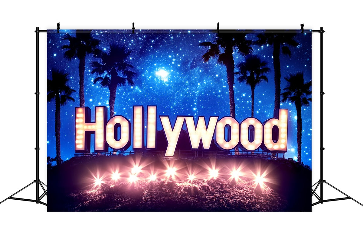 Hollywood Theme Backdrop Starry Sky Premiere Lights Backdrop CSH5-165