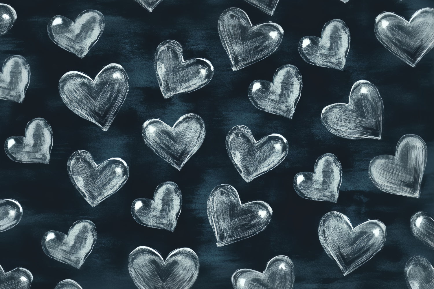 90s Photo Backdrop Heart Doodle Pattern Retro Backdrop CSH5-199