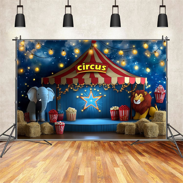 Circus Backdrop Circus Star Night Kids Backdrop CSH5-296