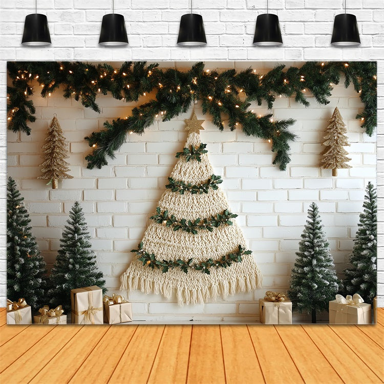 Children Backdrops Rustic Boho Christmas Backdrop CSH5-321