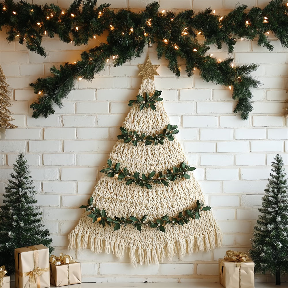 Children Backdrops Rustic Boho Christmas Backdrop CSH5-321