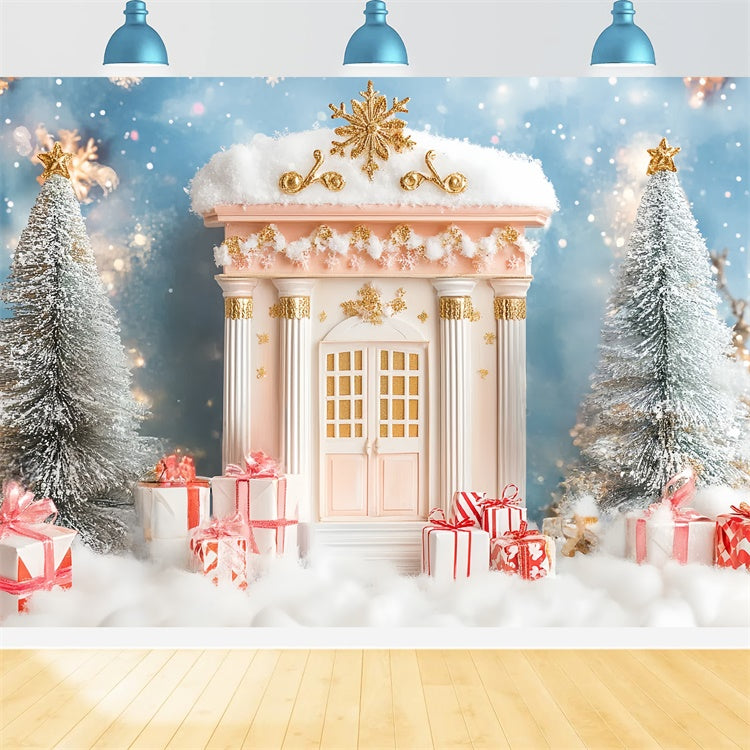 Christmas Backdrop Dreamy Christmas Kingdom Newborn Backdrop CSH5-324
