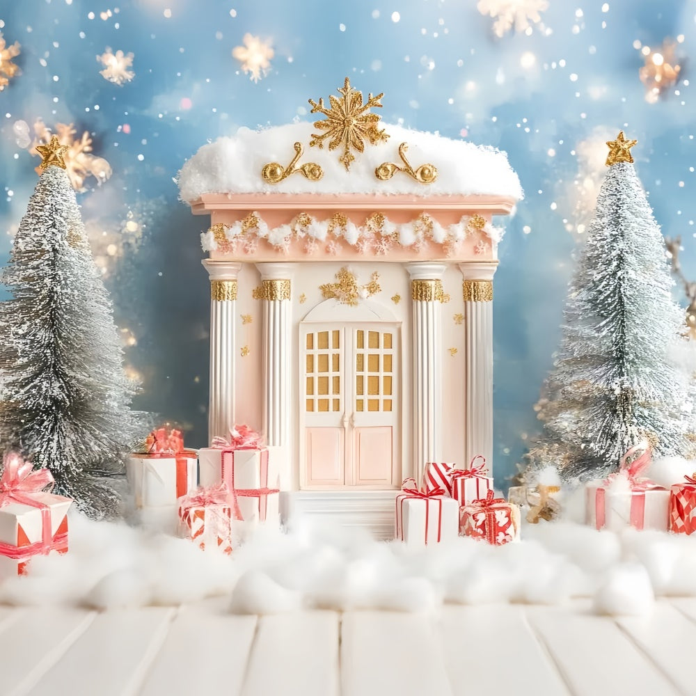 Christmas Backdrop Dreamy Christmas Kingdom Newborn Backdrop CSH5-324