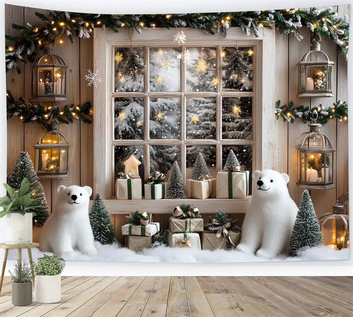 Photography Backdrops For Kids Cozy Cabin Christmas Backdrop CSH5-326