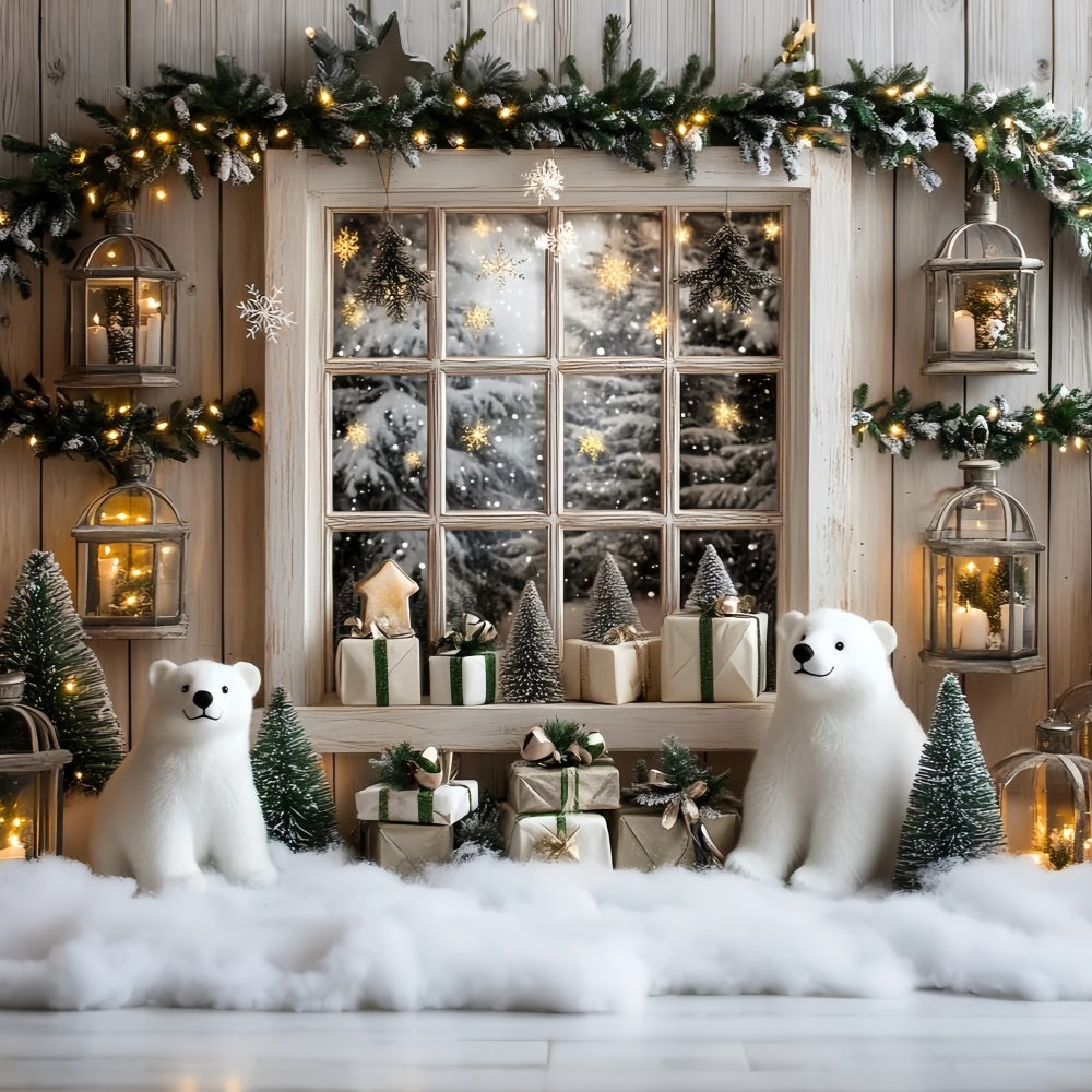 Photography Backdrops For Kids Cozy Cabin Christmas Backdrop CSH5-326