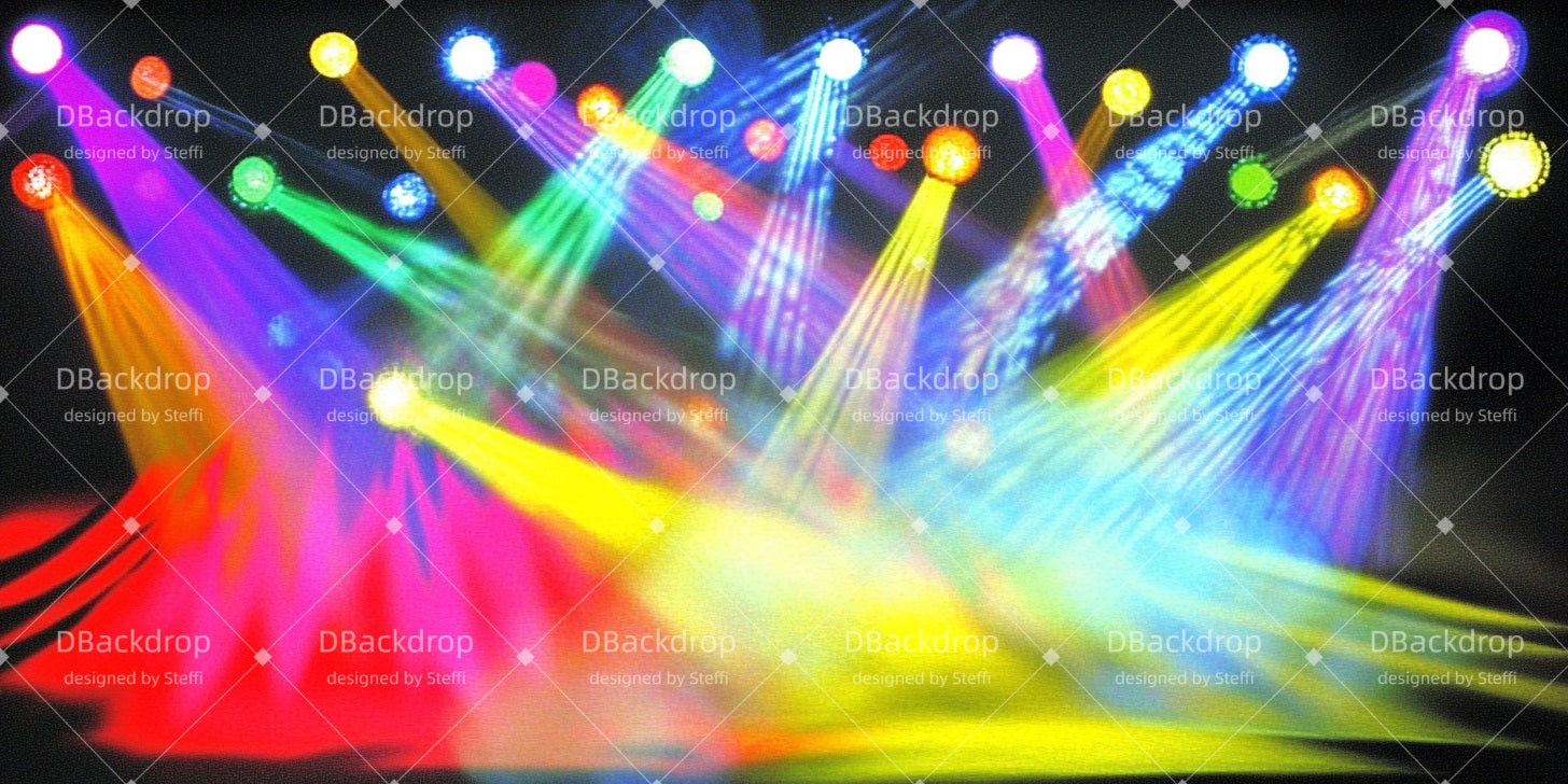 Theater Backdrop Spotlight Stage Broadway Stage Backdrop CSH510-T52