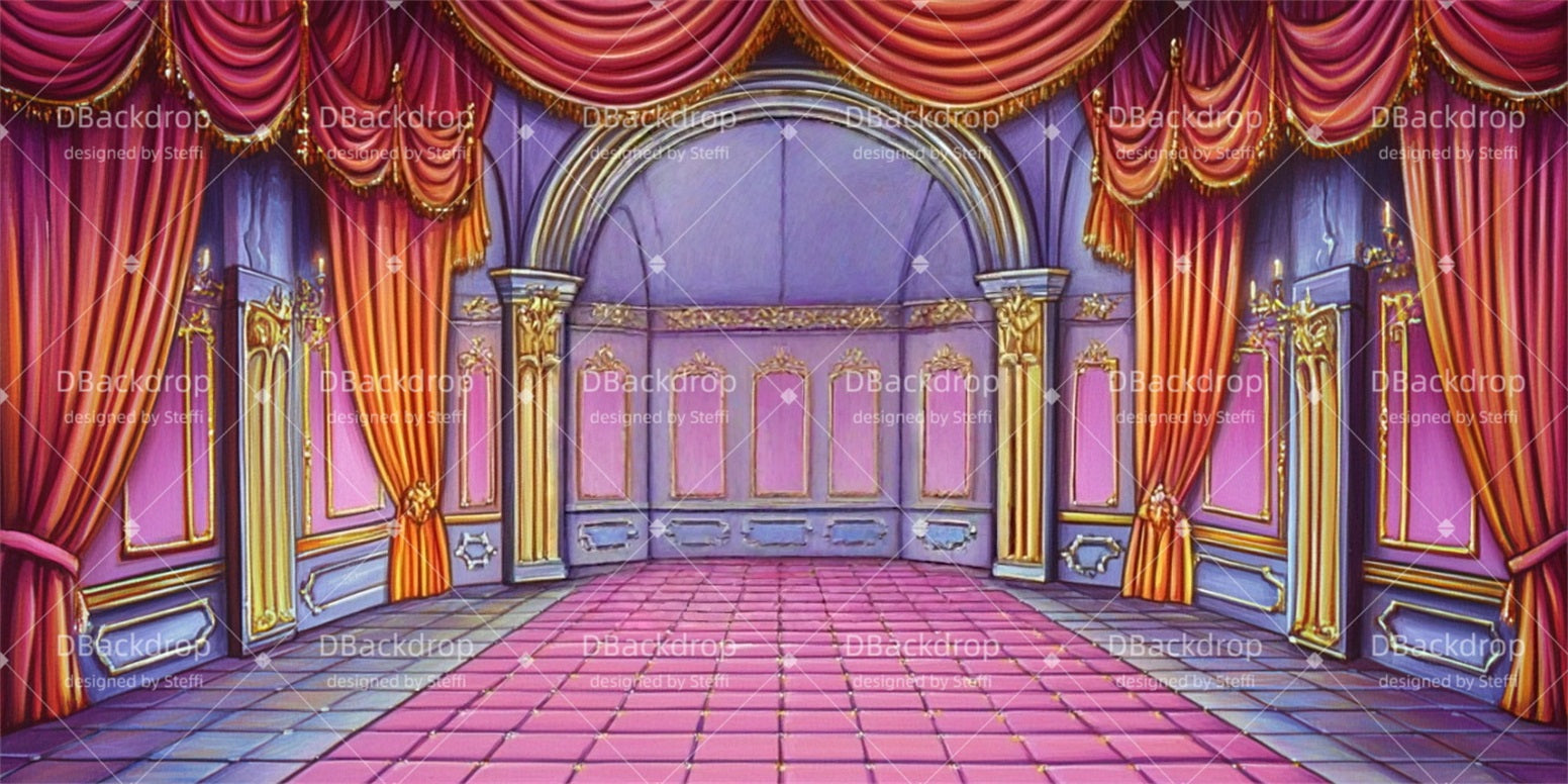 Dance Backdrop Broadway Stage Theater Backdrops For Sale CSH511-T50