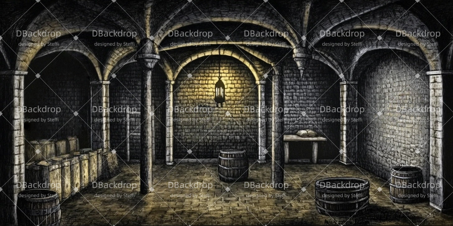 Large Stage Backdrops Stone Tower Movie Theater Backdrop CSH511-T27