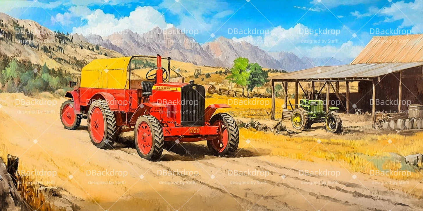 Theater Stage Backdrop Game of Chicken Cheap Theater Backdrops CSH511-T51