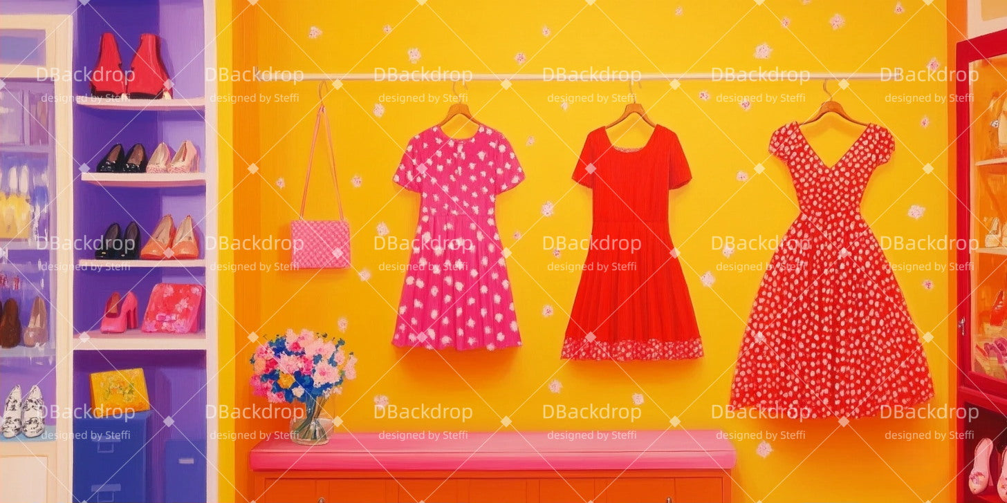 Professional Stage Backdrops Formalwear Store Theater Backdrops CSH511-T84