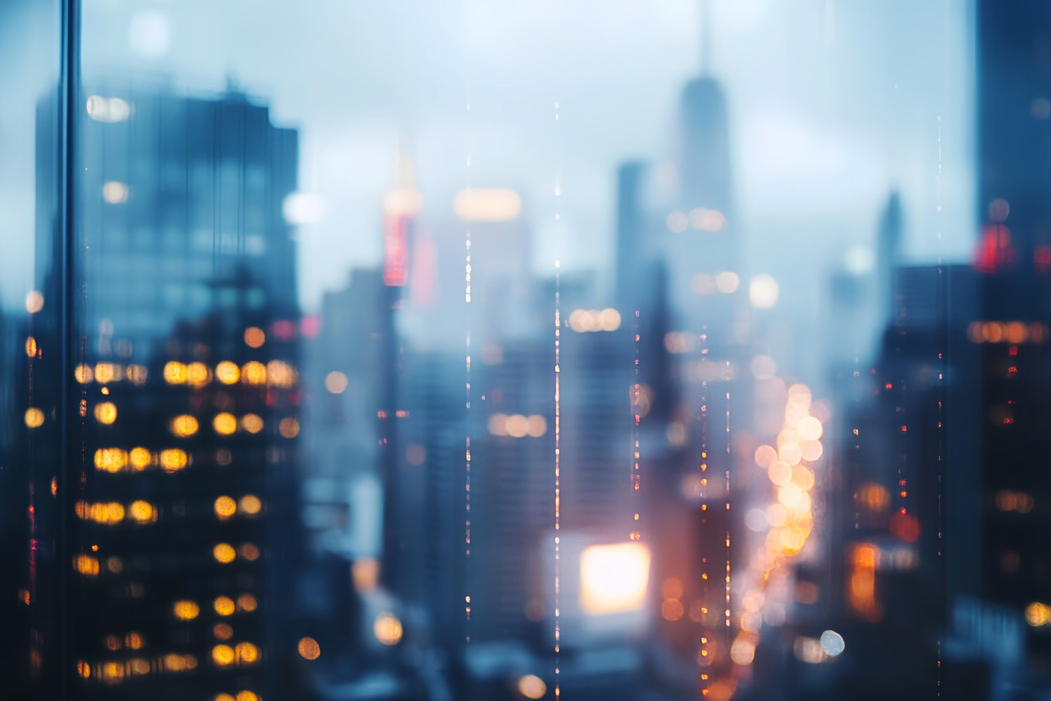 Headshot Photo Backdrop Urban Nightfall Bokeh Backdrop CSH57-12