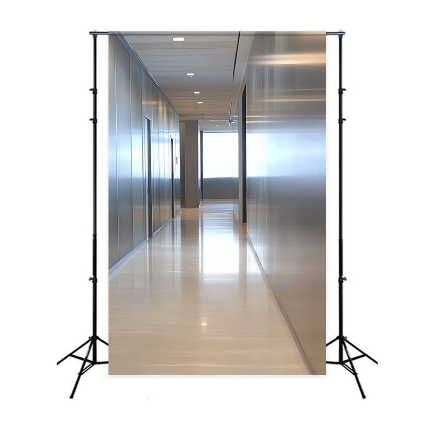 Backdrop For Headshots Sleek Office Corridor Backdrop CSH57-17