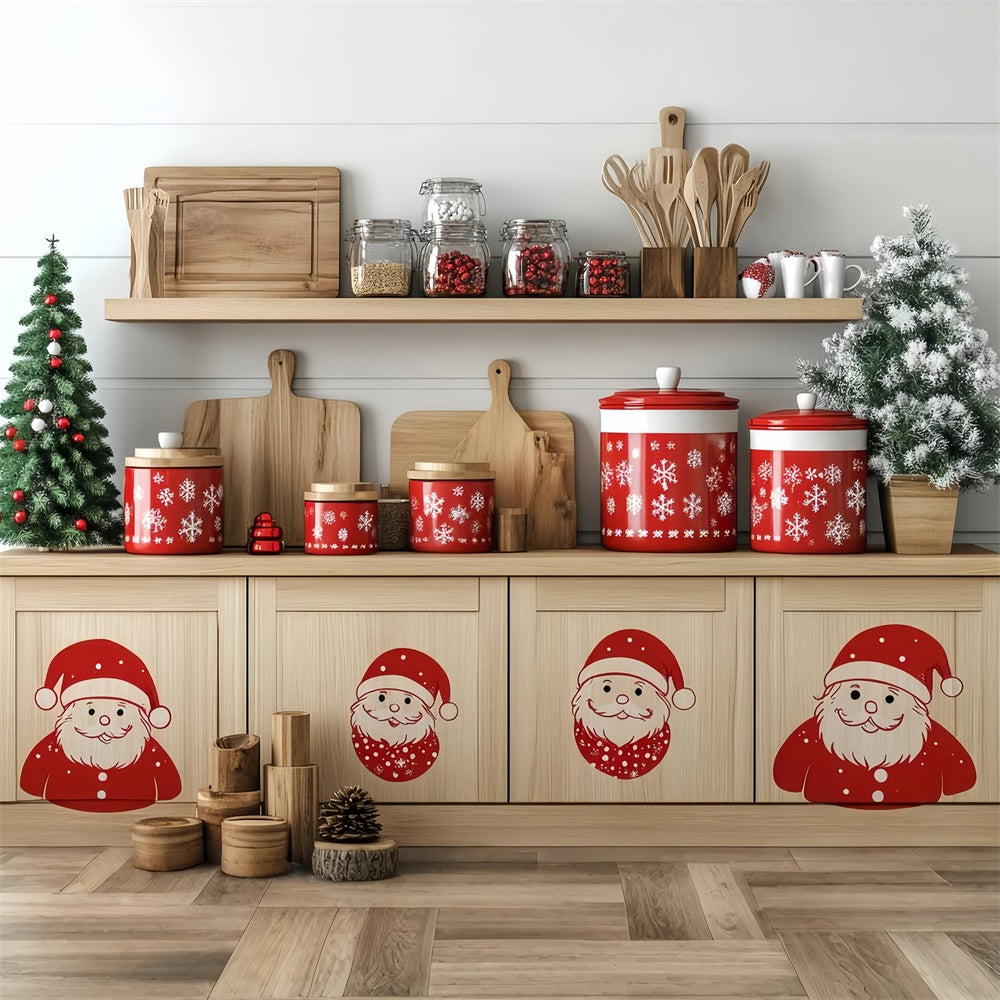 Christmas Photography Backdrops Merry Baking Corner Backdrop CSH6-282