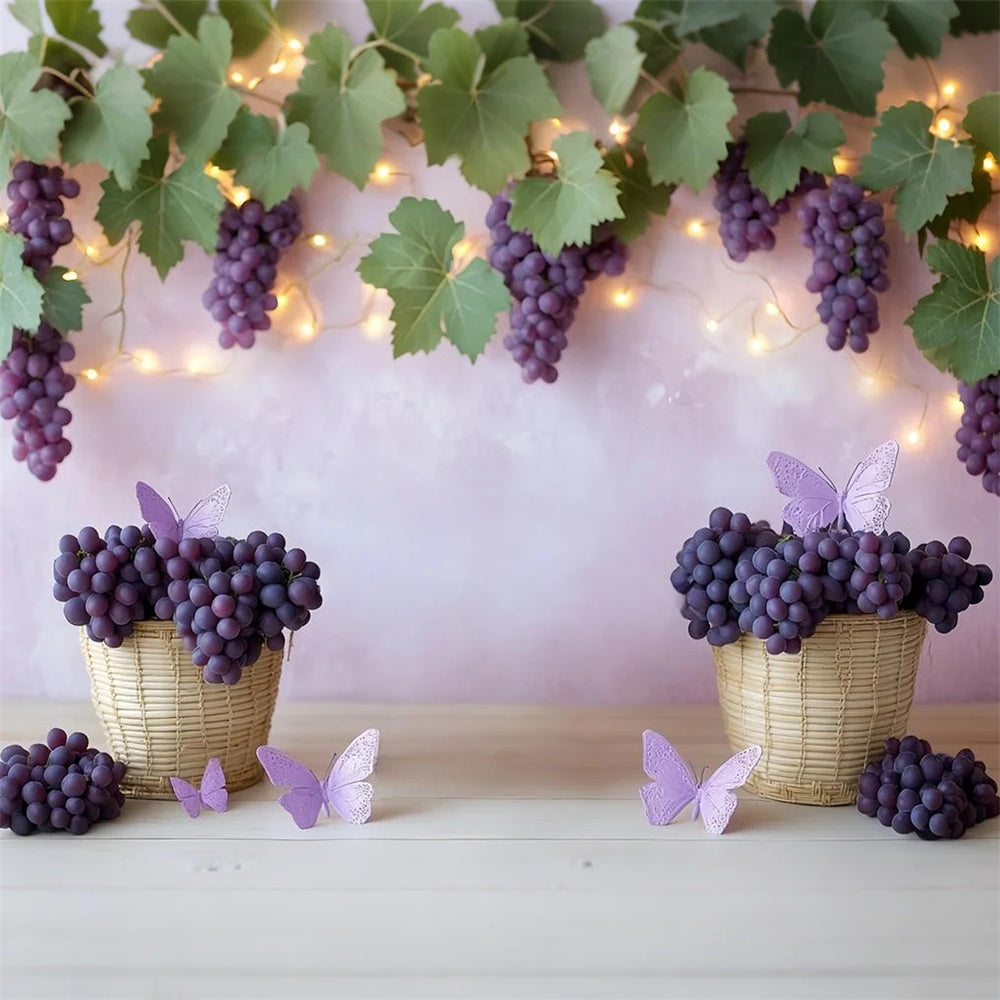 Cake Photography Backdrops Grape Vine Bliss Backdrop CSH6-317