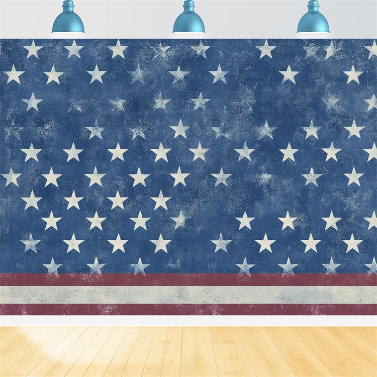American Flag Backdrop Classic Stars Stripes Flag Backdrop CSH6-32