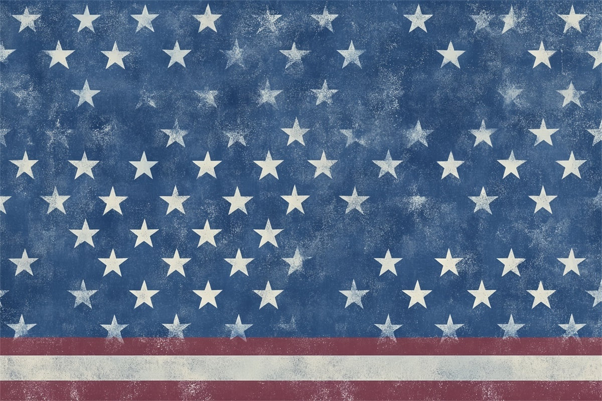 American Flag Backdrop Classic Stars Stripes Flag Backdrop CSH6-32