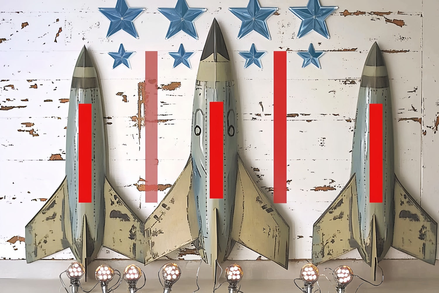 4th of July Photography Backdrops Space Tribute Backdrop CSH6-35