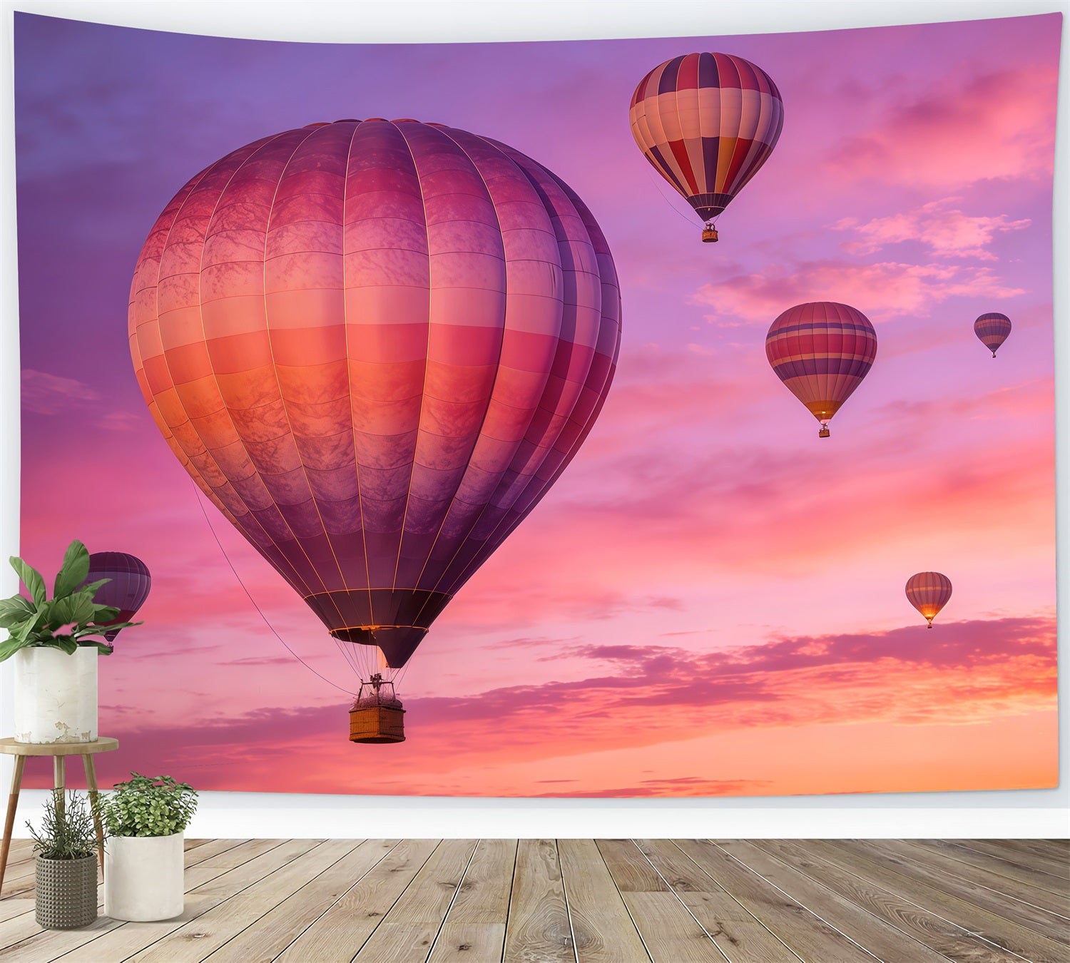 Sky Backdrops Pastel Hot Balloon Sunset Cloud Backdrop Photoshoot CSH62-139