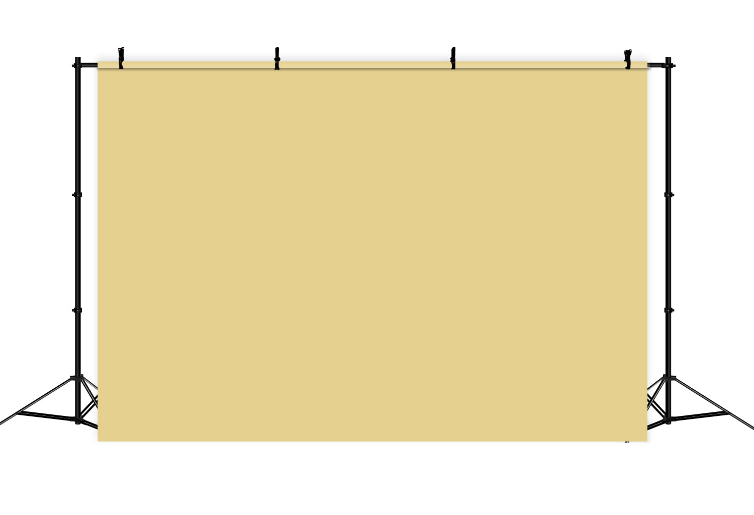 Yellow Photo Backdrop Soft Vanilla Yellow Warm Solid Color Backdrop CSH62-22