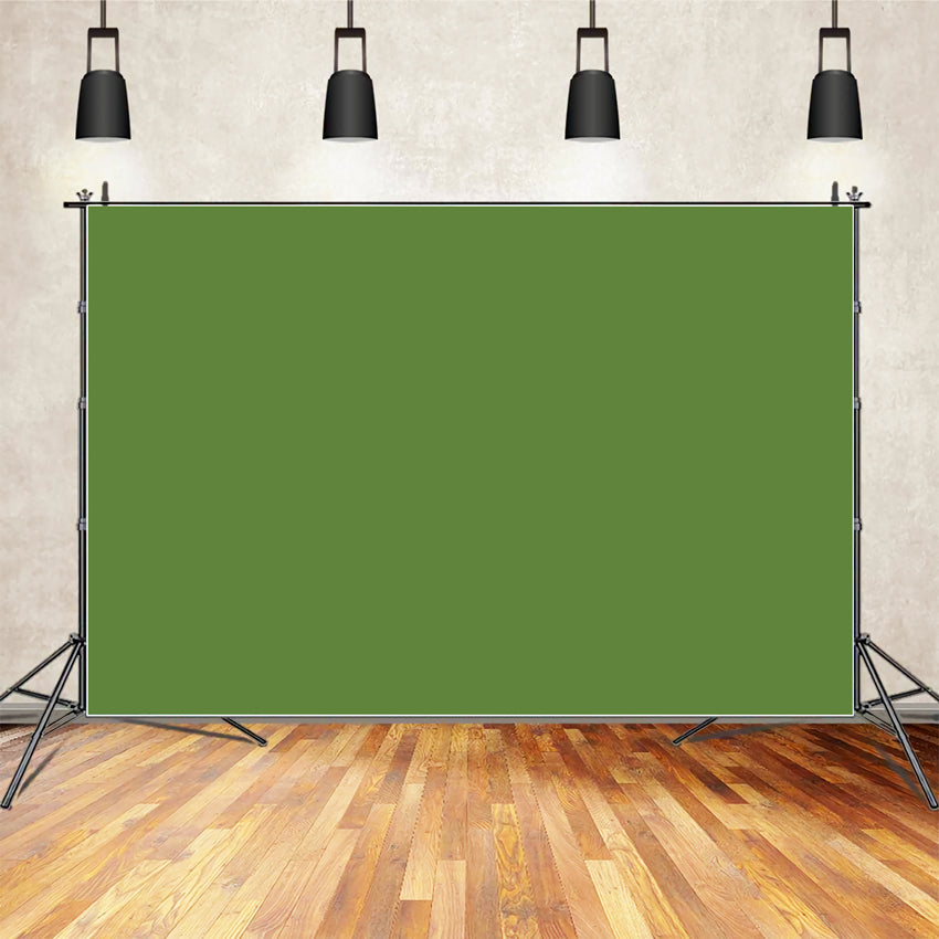 Green Photography Backdrop Olive Green Earthy Solid Shade Solid Backdrops CSH62-28