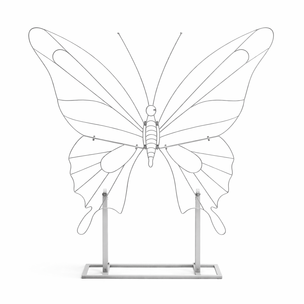 Butterfly-shaped Flower Wall Stand for Wedding Party Events FWS005