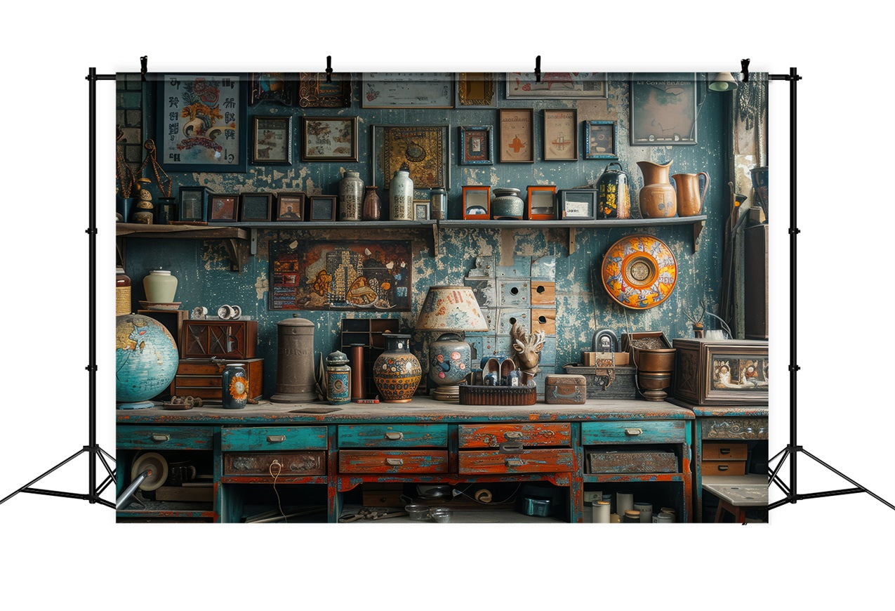 Backdrops For Father's Day Vintage Collectibles Backdrop GQ2-220