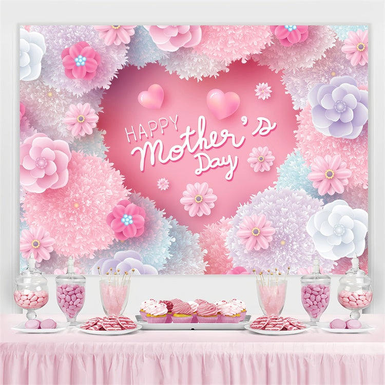 Mothers Day Backdrop Ideas Enchanted Pastel Floral Custom Backdrop GQ3-170