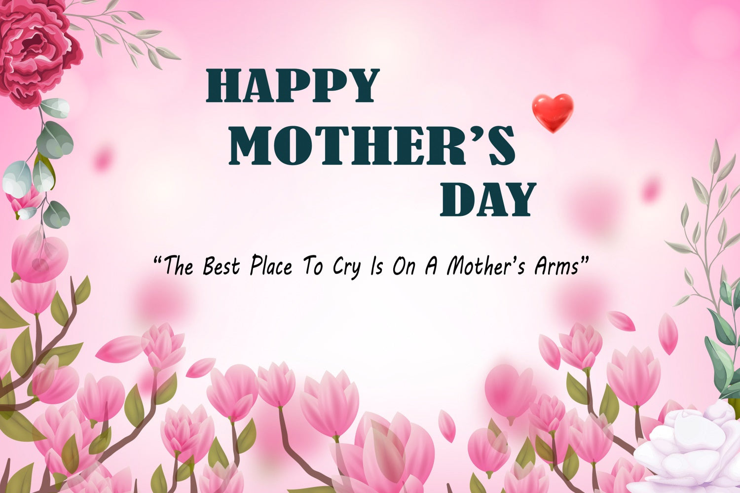 Mother's Day Backdrop Ideas Graceful Blooming Tulips Custom Backdrop GQ3-182