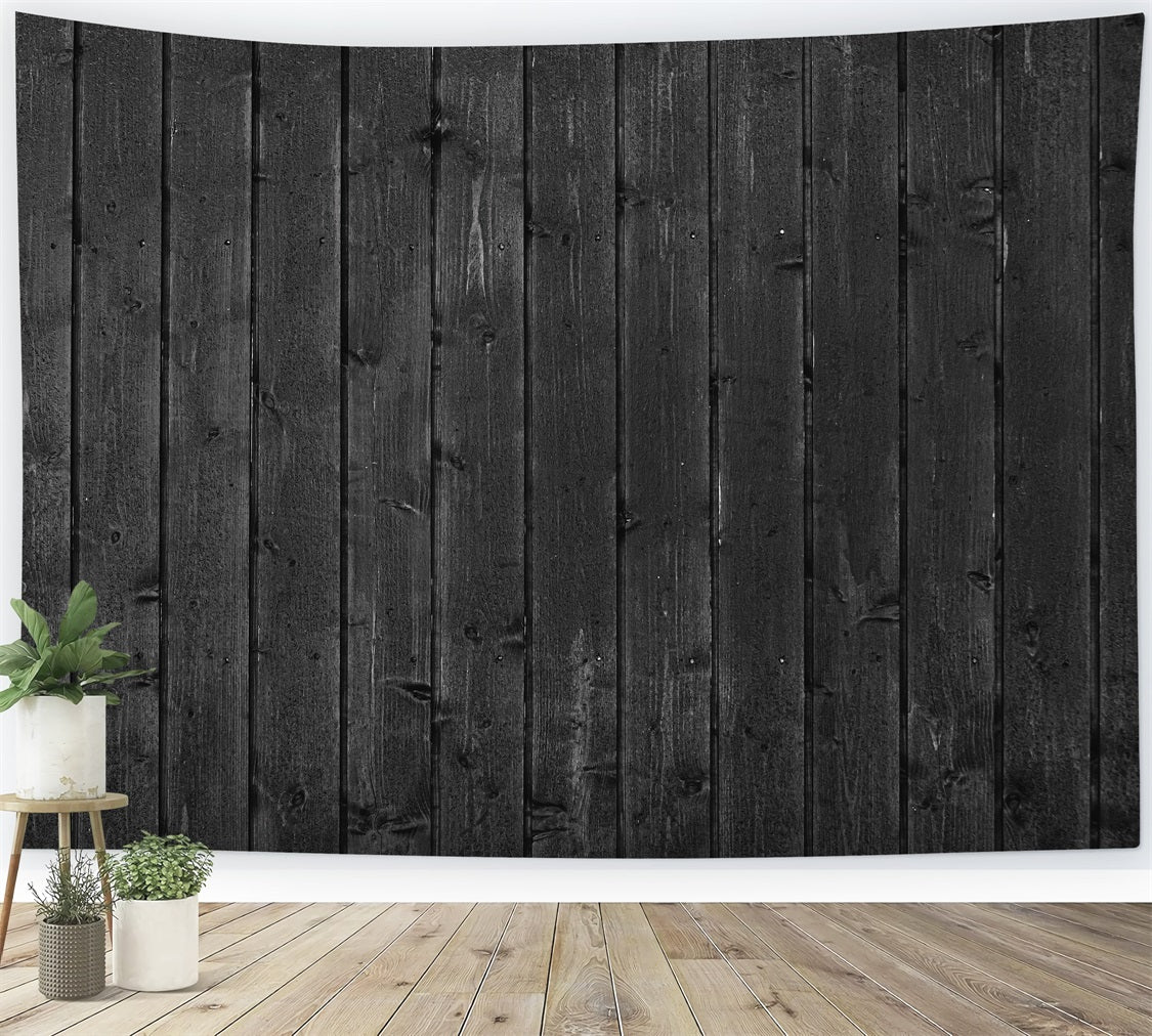 Black Wood Backdrop Black Textured Backdrop GQ4-116