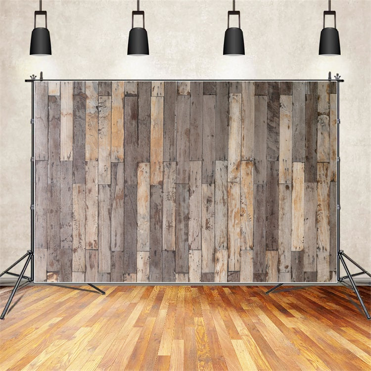 Wood Backdrop Earth Toned Weathered Backdrop GQ4-125