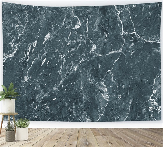 Marble Photo Backdrop Mineral Blue Marble Studio Backdrop GQ4-140