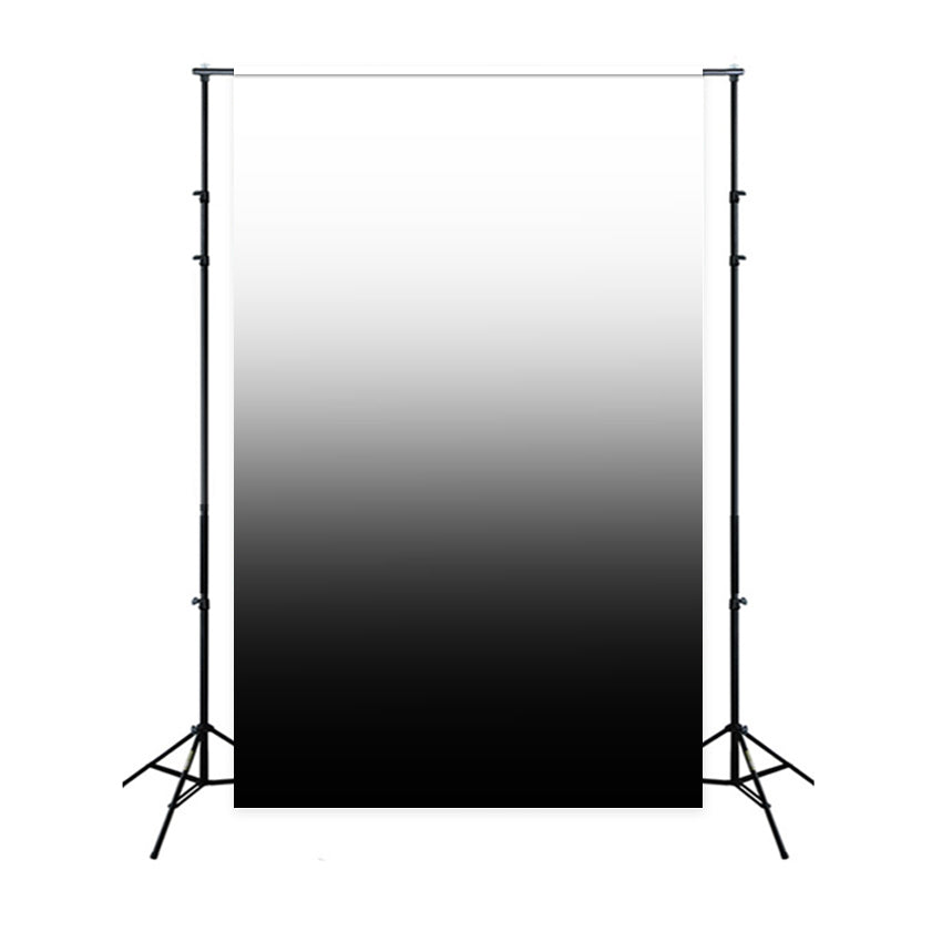 Professional Headshot Backdrop Black White Shadow Backdrop GQ4-201