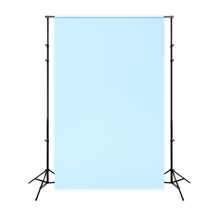 Blue School Photo Backdrop Baby Blue Minimalist Backdrop GQ4-215