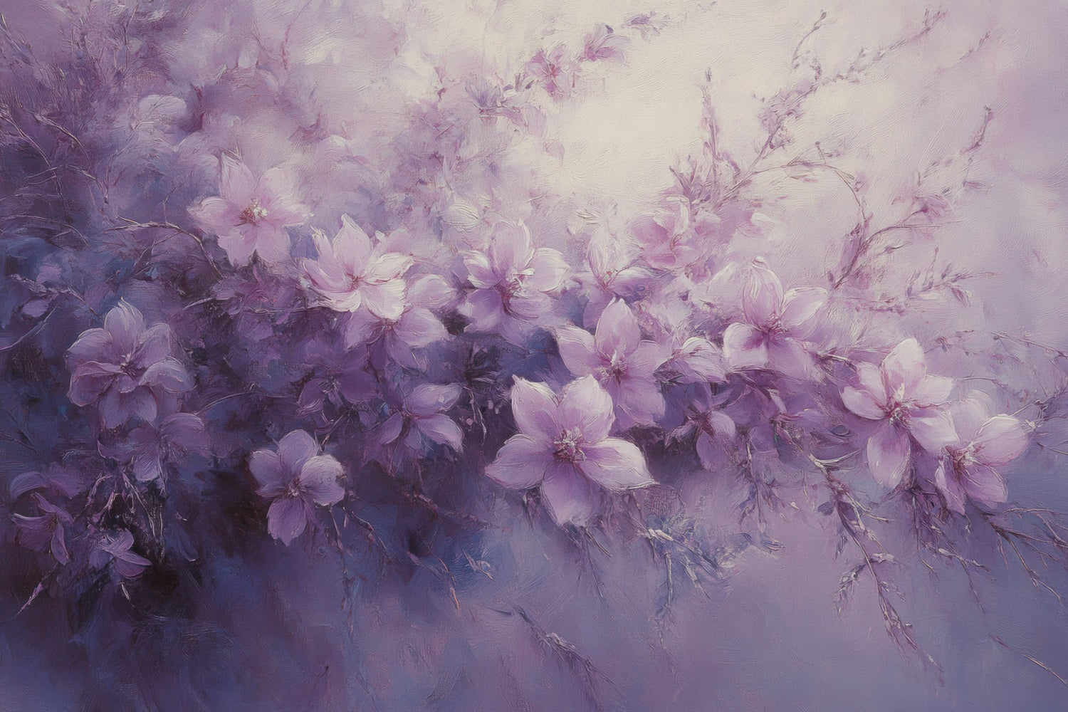 Purple Backdrops Artistic Bloom Photography Backdrop GQ4-26