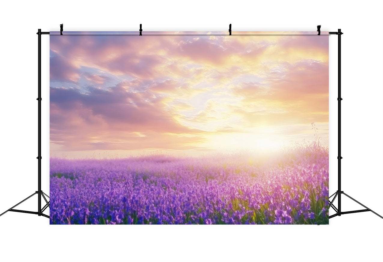 Lavender Backdrops Dreamscape Sunrise Photography Backdrop GQ4-31