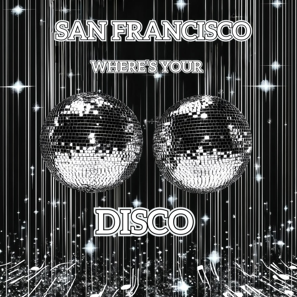 90s Backdrop Sparkling Disco Lights Backdrop GQ4-353