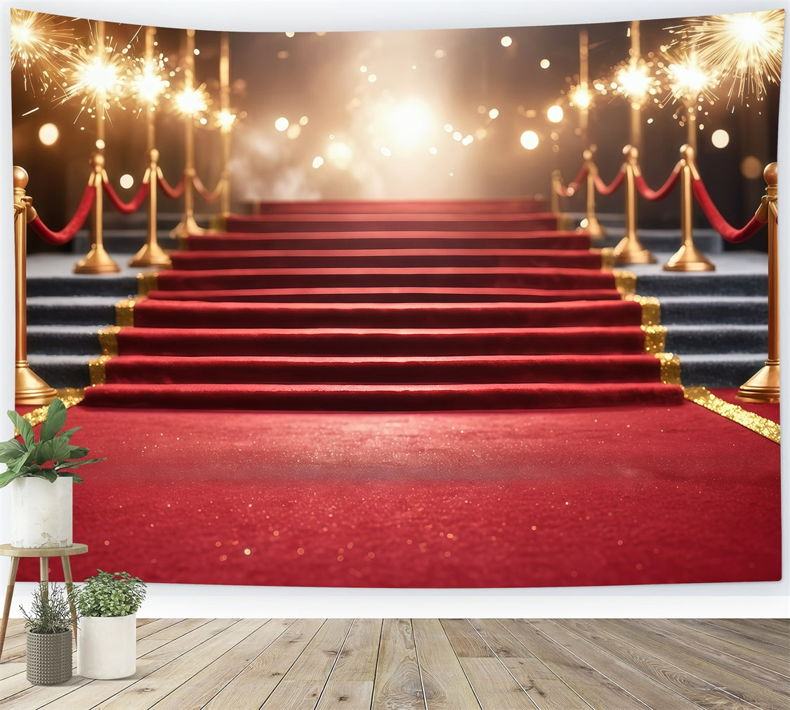Red Carpet Photo Backdrop Radiant Event Stage Backdrop GQ4-78