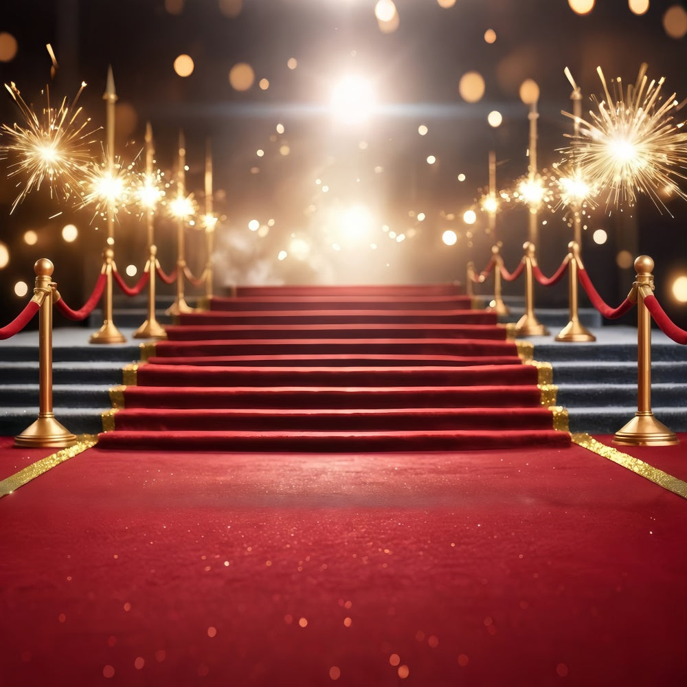 Red Carpet Photo Backdrop Radiant Event Stage Backdrop GQ4-78