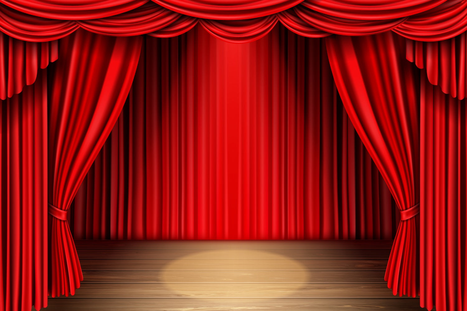 Backdrop Red Carpet Classic Red Curtain Stage Backdrop GQ4-80
