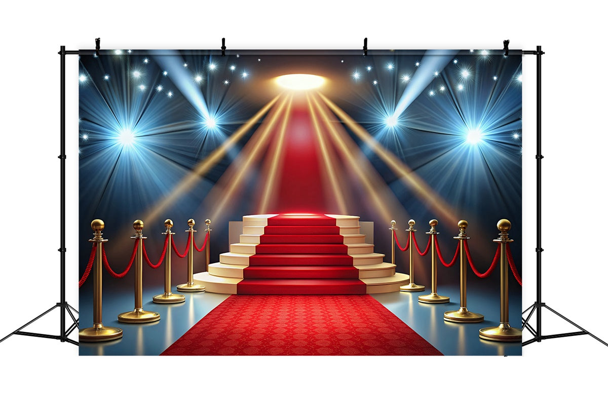 Red Carpet Backdrops Stage Celebration Lights Backdrop GQ4-95