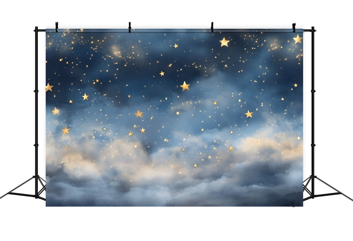 Starry Sky Backdrop Glowing Stars Dreamy Sky Backdrop GQ5-57