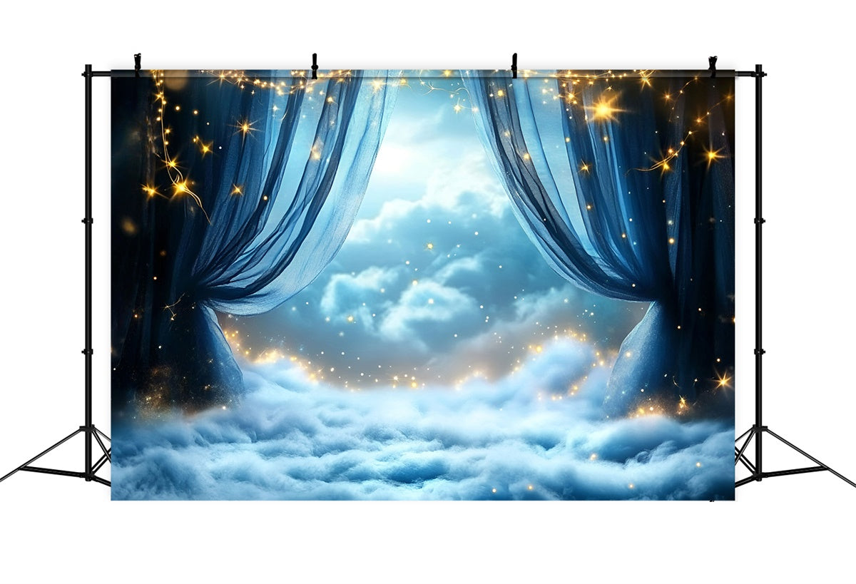 Starry Sky Backdrop Drapes Star Cloud Fantasy Backdrop GQ5-66