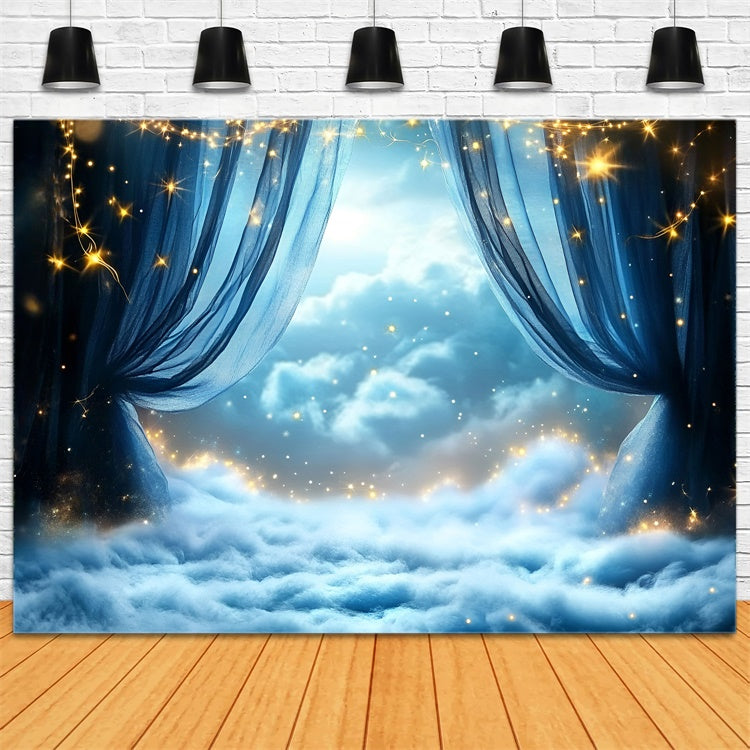 Starry Sky Backdrop Drapes Star Cloud Fantasy Backdrop GQ5-66