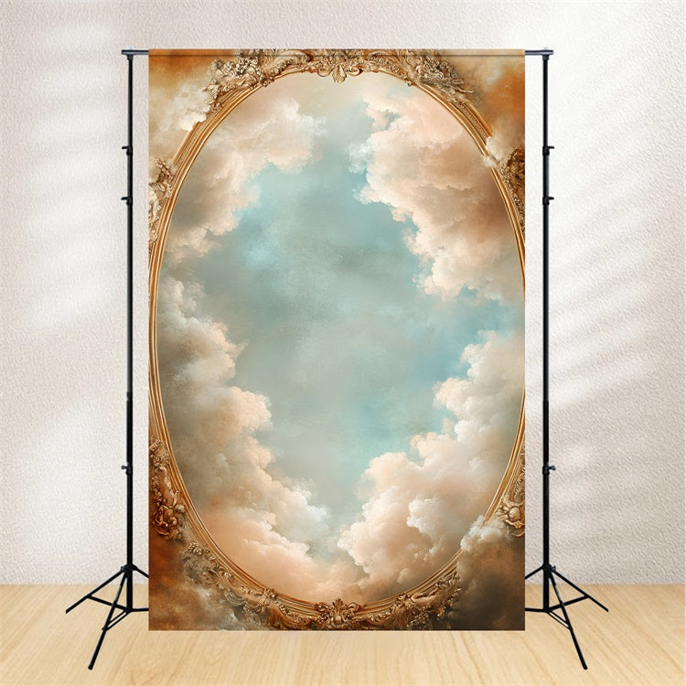 Cloud Backdrop Photography Vintage Sky Frame Backdrop GQ57-126