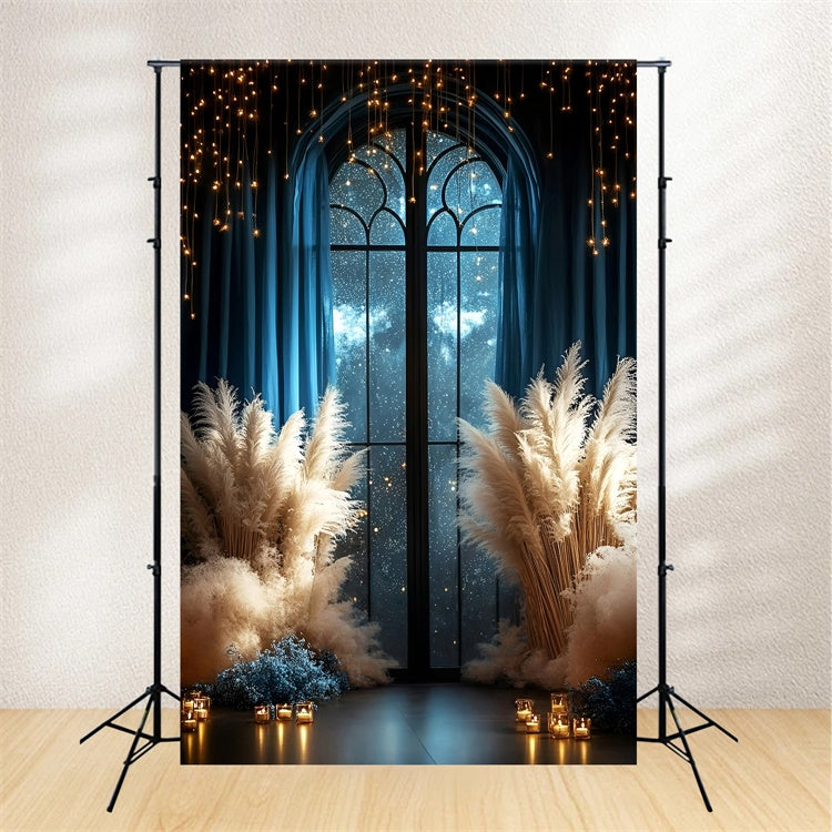 Bohemian Style Backdrop Night Garden Magic Backdrop GQ57-221